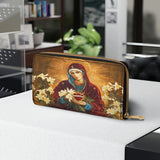 Catholight The Lily Of Purity Leather Wallet Purse