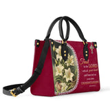 Catholight Lilies of Faith Leather Bag