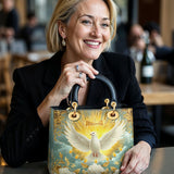 Catholight Grace of the Holy Spirit Personalized Lady Leather Bag