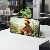 Catholight Harmony of Saint Francis Leather Wallet Purse