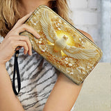 Catholight Wings of Serenity Leather Wallet Purse