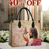 Catholight Faith in Stillness Leather Bag