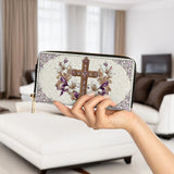 Catholight Faith & Florals Leather Wallet Purse