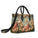 Catholight Halo Of Roses Leather Bag