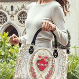 Catholight Immaculate Heart of Mary Elegance Leather Bag