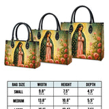 Catholight Roses of Guadalupe Leather Bag