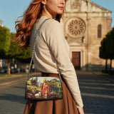 Catholight Saint John The Baptist Shepherd Leather Crossbody Bag