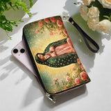Catholight Roses of Guadalupe Leather Wallet Purse