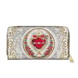 Catholight Immaculate Heart of Mary Elegance - Leather Wallet Purse