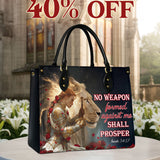 Catholight Strength Through His Promise Leather Bag