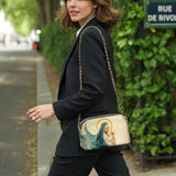 Catholight Divine Mother’s Embrace Leather Crossbody Bag