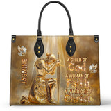 Catholight Faith Warrior Personalized Leather Bag