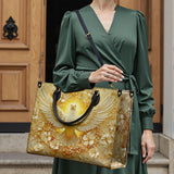 Catholight Wings of Serenity Leather Bag