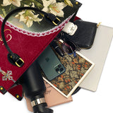 Catholight Lilies of Faith Leather Bag