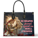 Catholight Strength Through His Promise Leather Bag