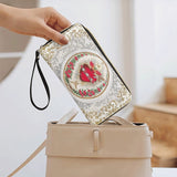 Catholight Immaculate Heart of Mary Elegance - Leather Wallet Purse