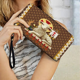 Catholight Agnus Dei Leather Wallet Purse