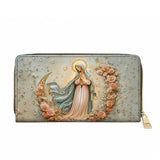Catholight The Crescent of Serenity Leather Wallet Purse