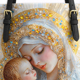 Catholight Divine Grace and Serenity Leather Tote Bag