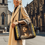 Catholight Crown of Thorns and Sunflower Grace Leather Bag