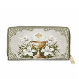 Catholight The Holy Eucharist Leather Wallet Purse