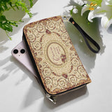 Catholight Strength in Grace Leather Wallet Purse