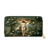 Catholight The Cross of Redemption - Leather Wallet Purse