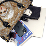 Catholight  Heavenly Grace In Radiant Splendor Leather Bag