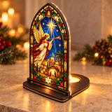 Catholight Angel of Bethlehem Christmas Glow Candle Holder