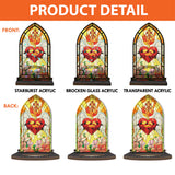 Catholight Sacred Heart Glow Candle Holder