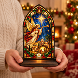 Catholight Angel of Bethlehem Christmas Glow Candle Holder