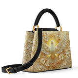 Catholight Wings of Serenity Leather Satchel Bag
