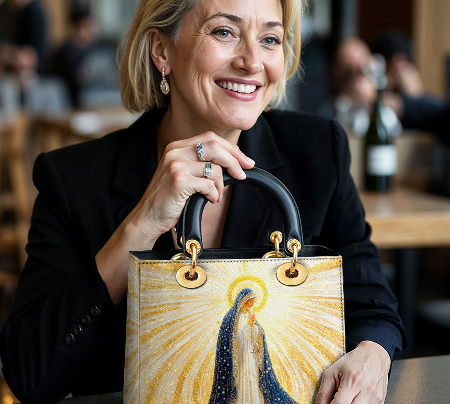 Catholight Our Lady’s Eternal Glow Lady Leather Bag