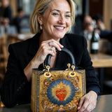 Catholight Sacred Heart of Divine Lady Leather Bag