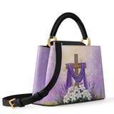 Catholight Faithful Bloom Leather Satchel Bag