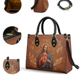 Catholight Sacred Heart of Christ Leather Bag