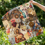 Catholight The Devotional Square Scarf