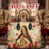 Borsa in pelle Eleganza Fiorellino Catholight