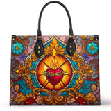 Catholight Eternal Flame Of Love Leather Bag