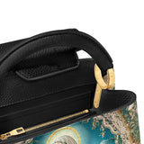 Catholight Lady Of Lourdes Leather Satchel Bag