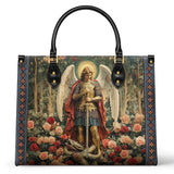 Katholische Erzengel-Triumph-Ledertasche
