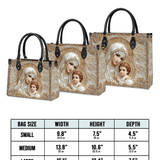 Catholight  Heavenly Grace In Radiant Splendor Leather Bag