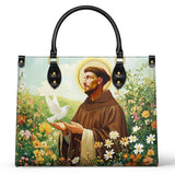 Catholight  Harmony of Saint Francis Leather Bag