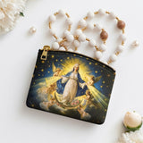 Catholight The Queen of Heaven Leather Rosary Pouch