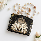 Catholight The Divine Monogram Leather Rosary Pouch
