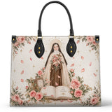 Catholight St. Thérèse of Lisieux Little Way Leather Bag