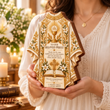 Catholight Wooden Faith Block - To Our Beloved Priest
