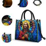 Catholight Glorious Christ Leather Bag