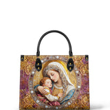 Göttliche Madonna und Kind Einkaufstasche - elegante religiöse Kunstwerk