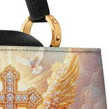 Catholight Dove of Peace Leather Satchel Bag